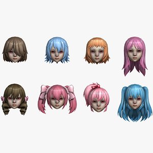 3D hair style 08