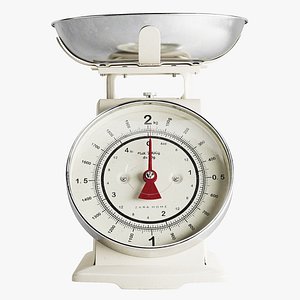 PBR Retro-Style Scales by Zara Home 3D