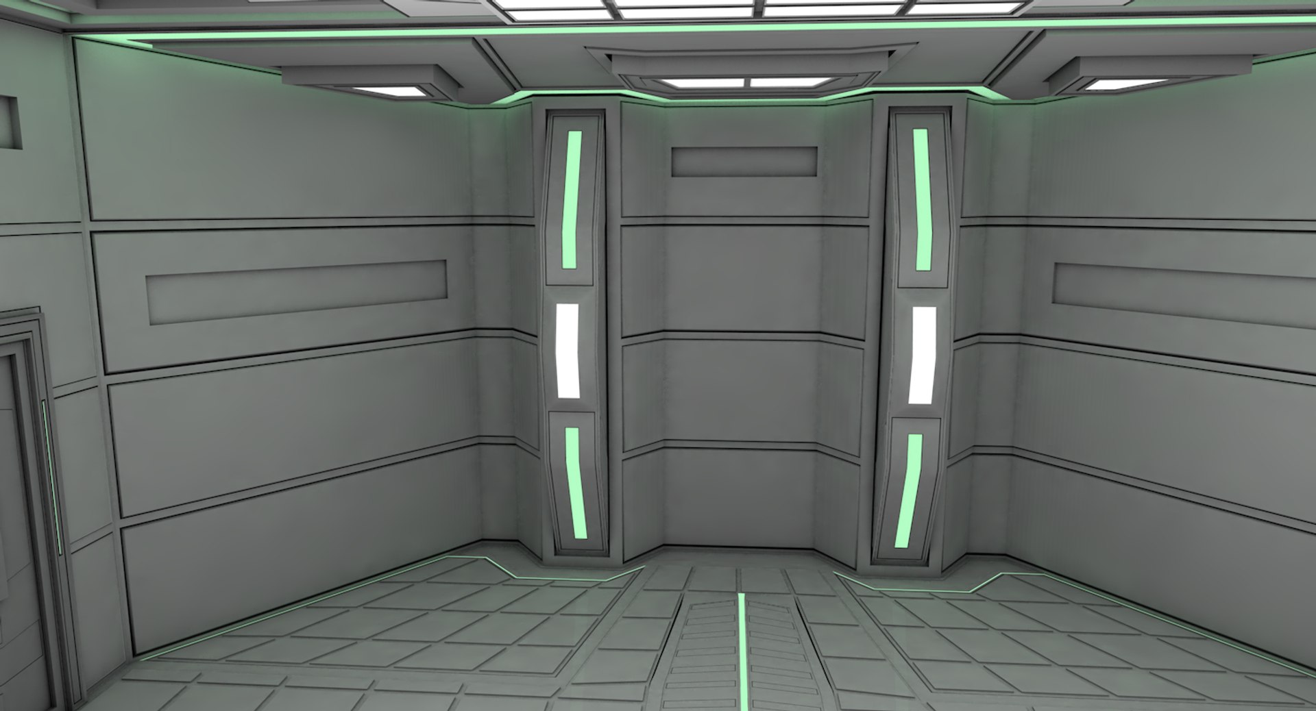 3D Model Sci Fi Room - TurboSquid 1446732