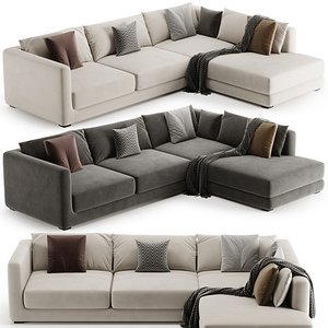 BLAKE LARGE OPEN END CORNER SOFA By Loom Loft