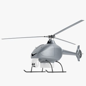 UAV Helicopter Drone 01 3D