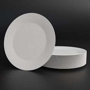 Porcelain Salad plate 3D