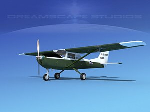 propellers cessna t-41 mescalero 3D model