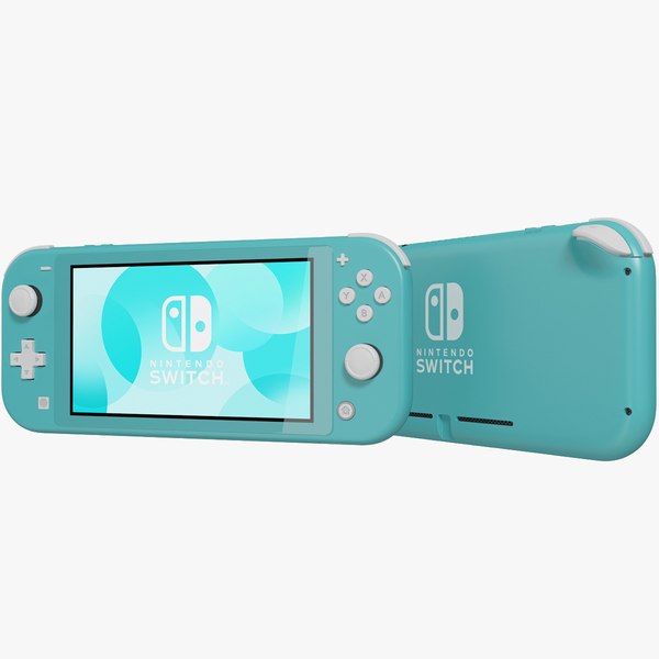 realistic nintendo switch lite model