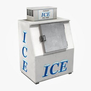 Commercial Ice Freezer 1 3D model