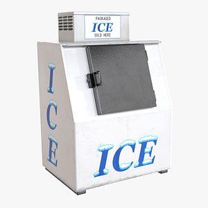 Commercial Ice Freezer 1 3D model