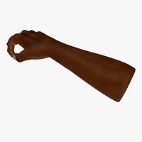Dark Skinned Man Hand OK Pose