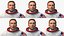 NASA Astronaut Suit A7L with Male Figure Rigged for Cinema 4D