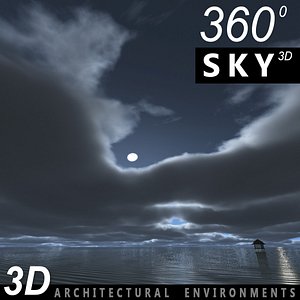 3d model sky clouds