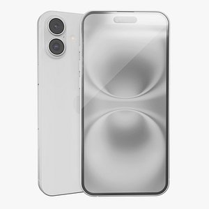Realistic Apple Iphone 16 Plus White