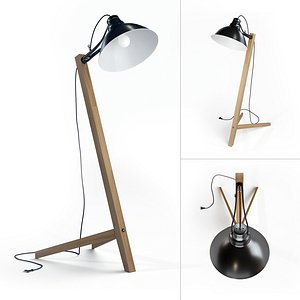 3ds max scandinavian floor lamp