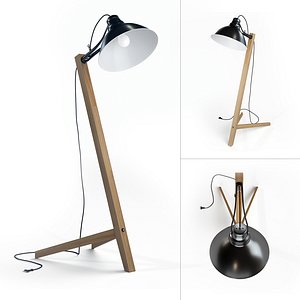 Scandinavian floor lamp