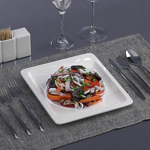 scanned food model
