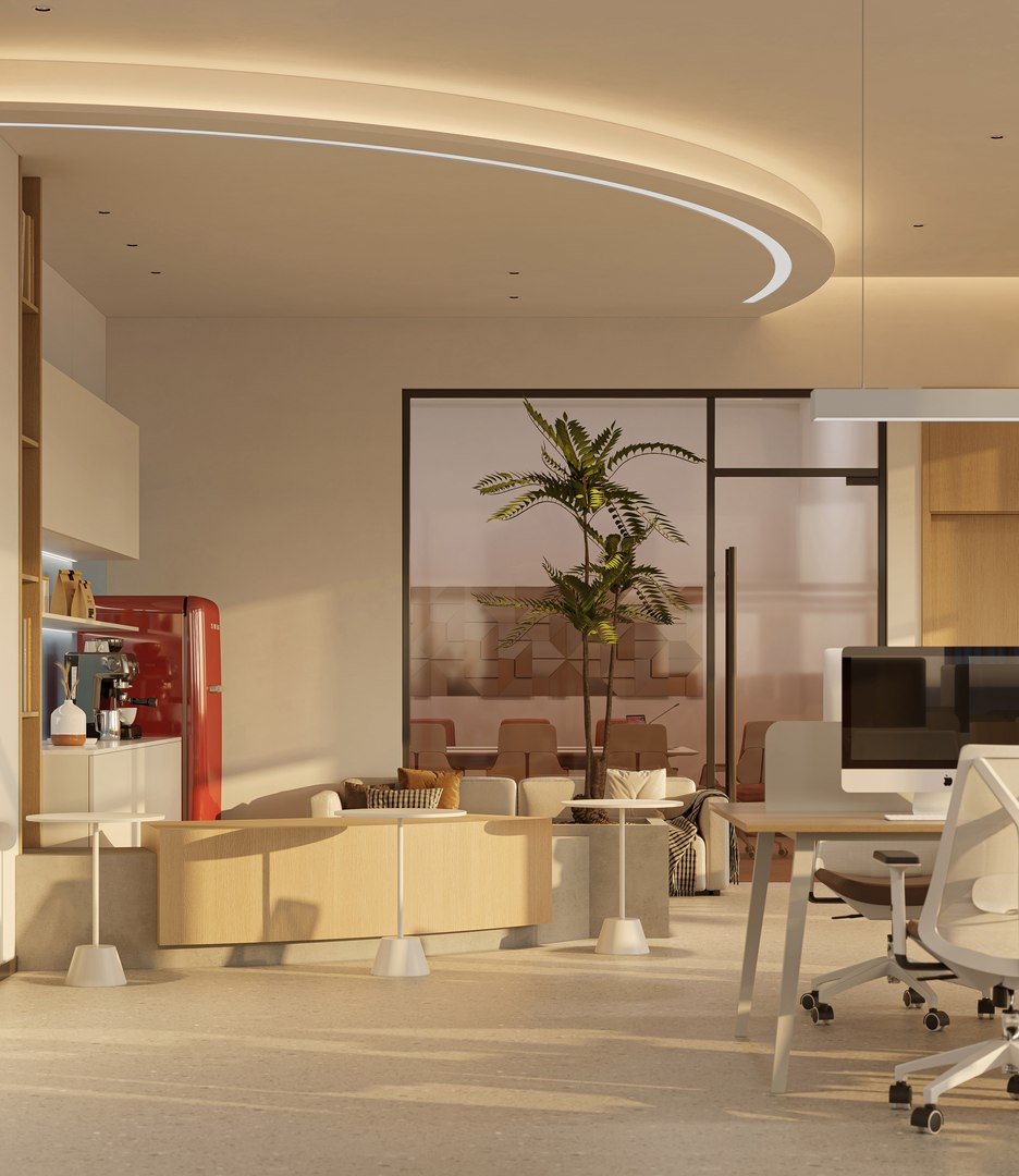 Office Interior Design 3D Model - TurboSquid 2387749