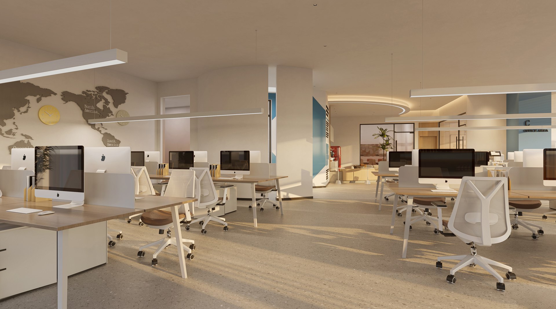 Office Interior Design 3D Model - TurboSquid 2387749