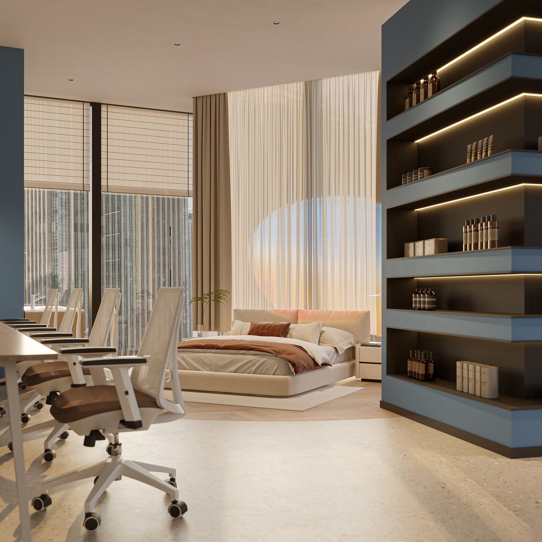 Office Interior Design 3D Model - TurboSquid 2387749