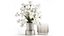 Set of bouquets Hydrangea Gerbera Peonies Iris vase 424