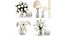 Set of bouquets Hydrangea Gerbera Peonies Iris vase 424
