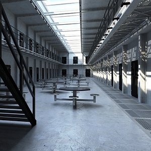 interior jail 3d model