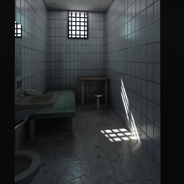 interior jail 3d model