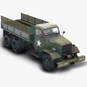 Army Truck low poly