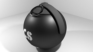 3d model tear gas riot