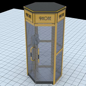 phone box 3d model