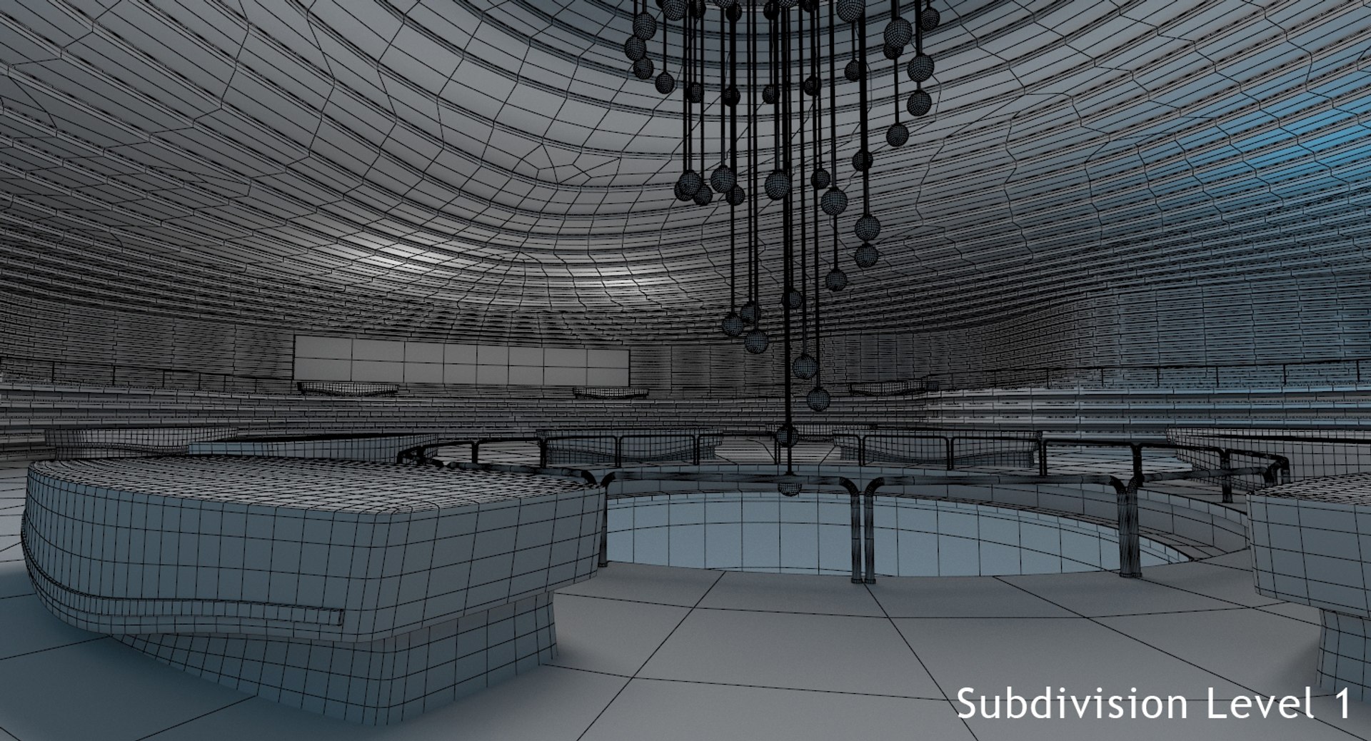 Sci-fi Exhibition Room Design 3D Model - TurboSquid 1307615