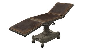 3D old operating table