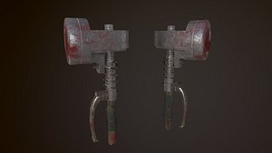 a small pack of cold weapons for the post-apocalypse