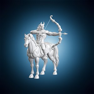 3D Centaur Archer Fantasy 3D Print Model model