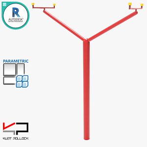 3D parametric y column