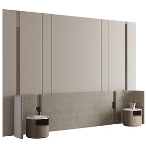 Headboard Wall Panel Composition 18 model
