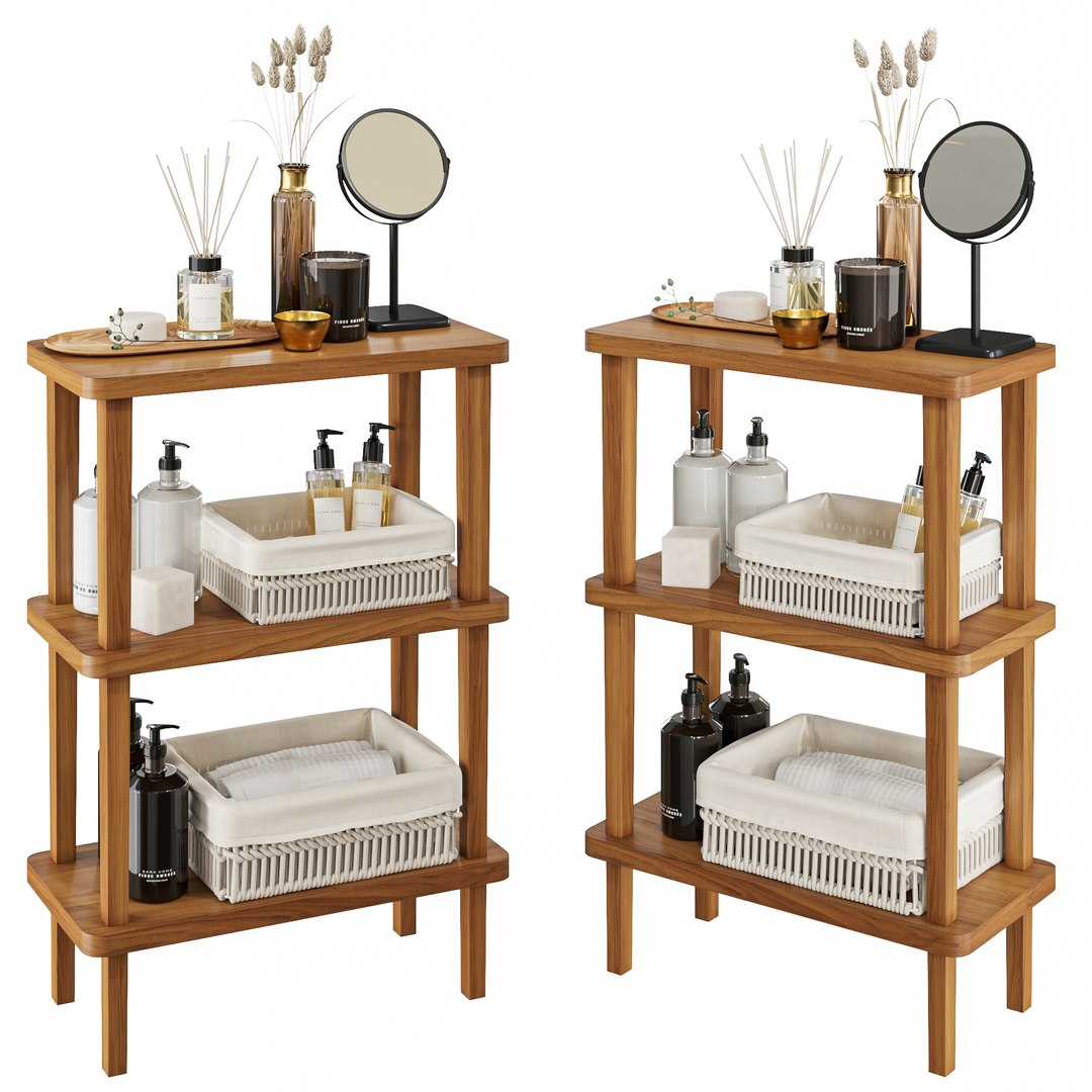 3D Zara Home Acacia Wood Shelf - TurboSquid 1731985