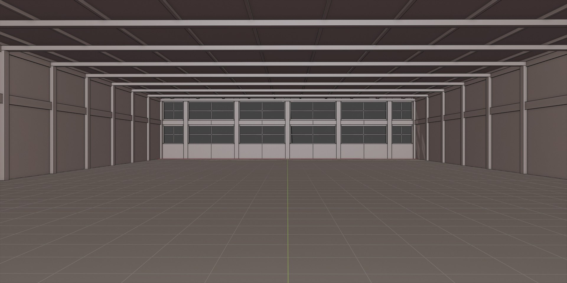 Hall Industrial Interior Model - TurboSquid 1676220