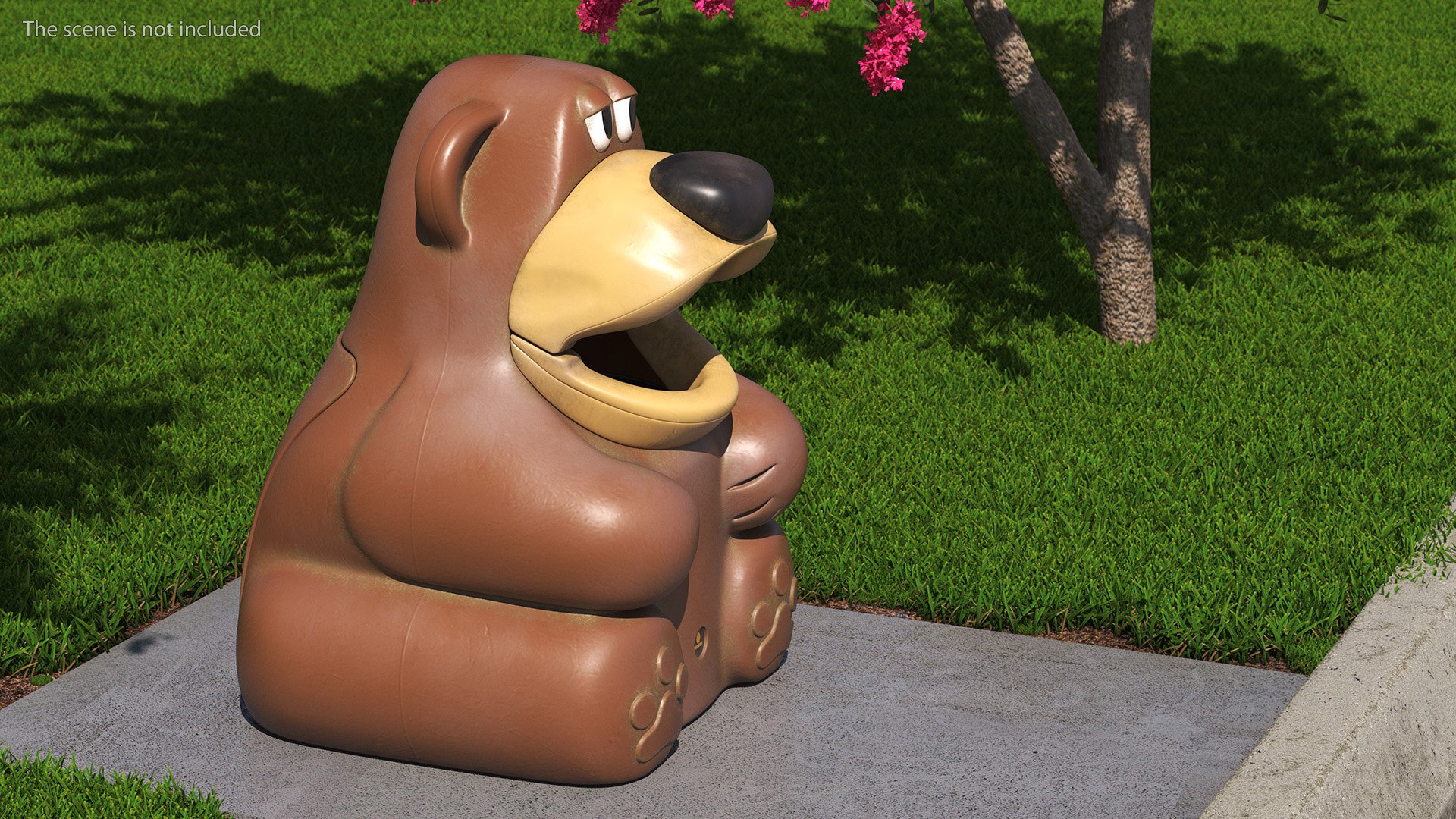 Used Bear-Shaped Trash Can 3D model https://p.turbosquid.com/ts-thumb/Kc/xSmIP2/pX/usedbearshapedtrashcan3dmodel005/jpg/1685601315/1920x1080/fit_q87/c34f0b3122e95bbd54e9d8ea15897c6aa75fd8a1/usedbearshapedtrashcan3dmodel005.jpg
