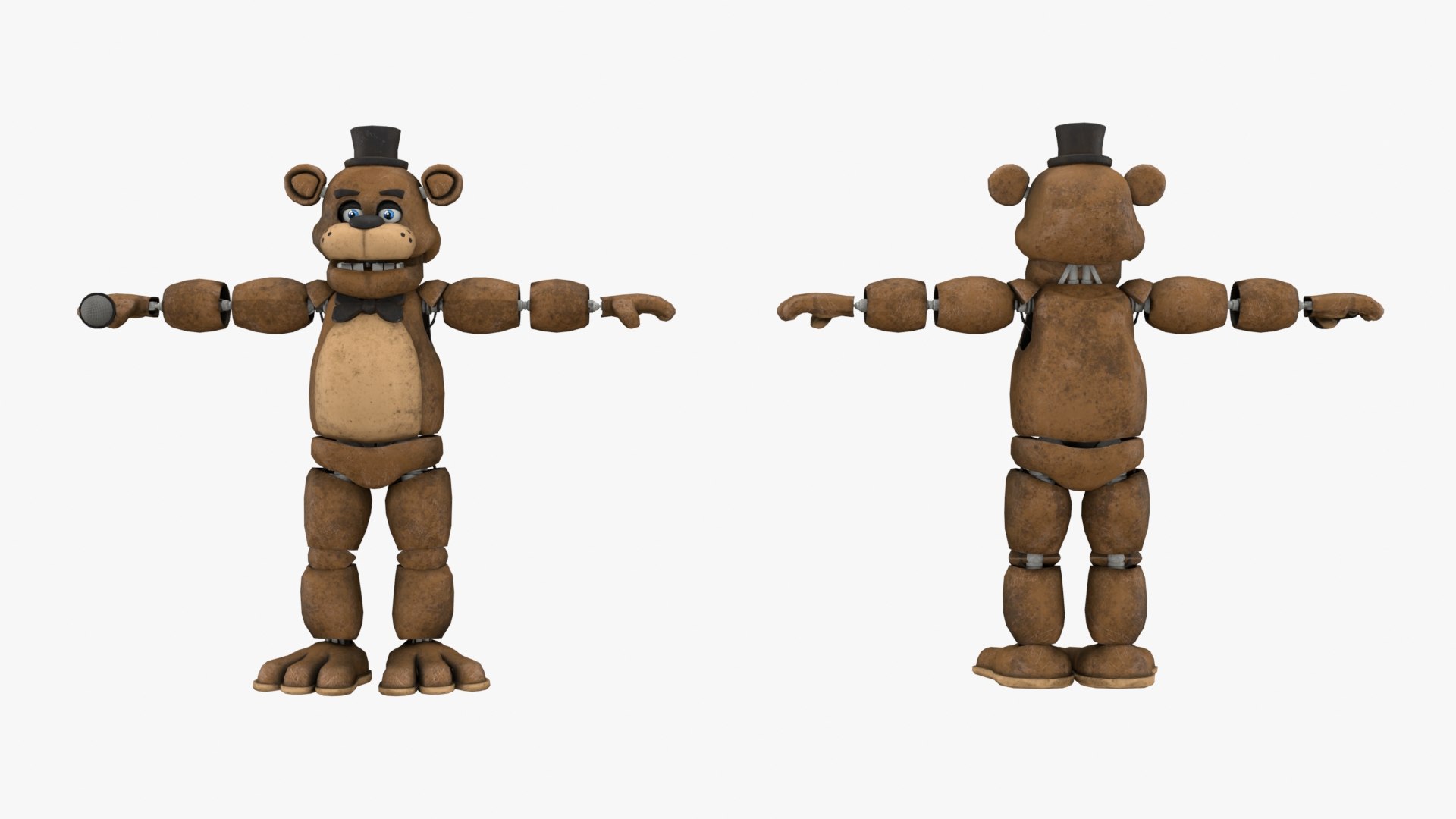 3D Model FNaF 1 Animatronics PACK - TurboSquid 2526306