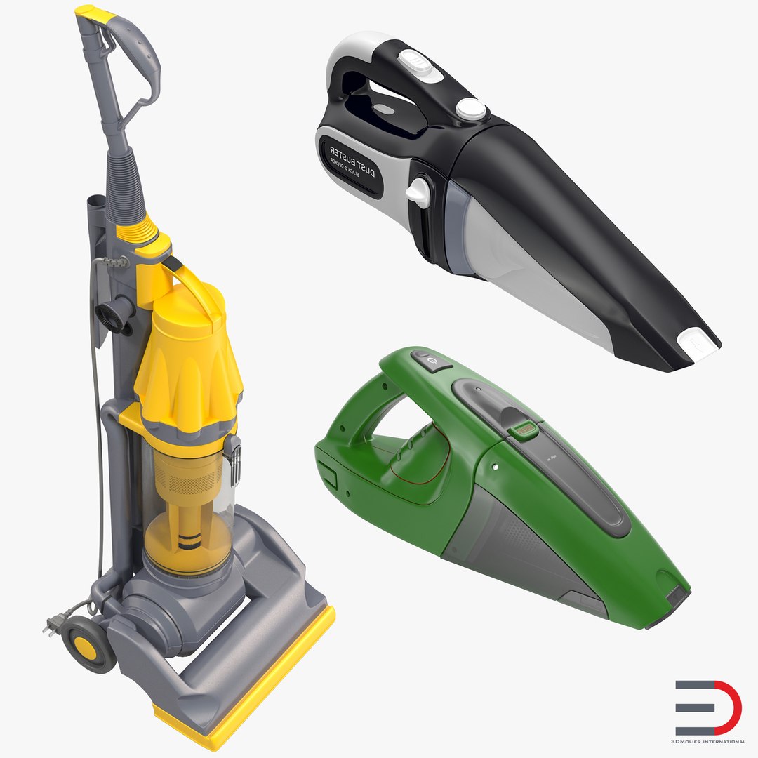 Vacuum Cleaners 3D Models Collection 2 3D model preview