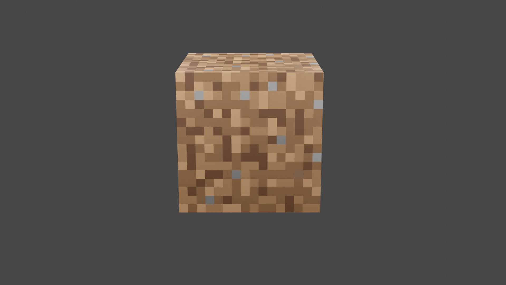 Free minecraft dirt block 3D - TurboSquid 1673666