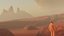 Astronaut on Mars