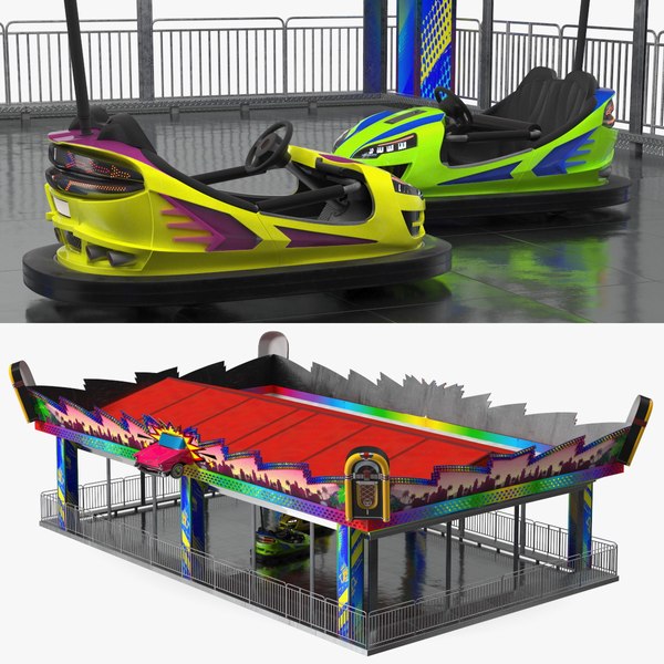 Bumper Cars Pavilion 3D model TurboSquid 1788363