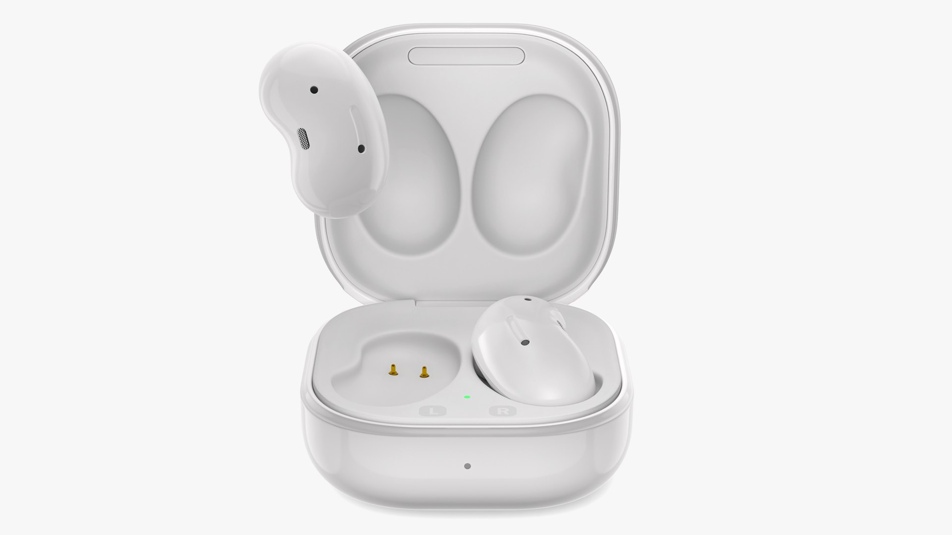 Samsung Galaxy Buds Live Mystic White 3D model preview