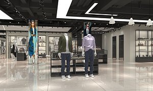 3D Clothing Store 13