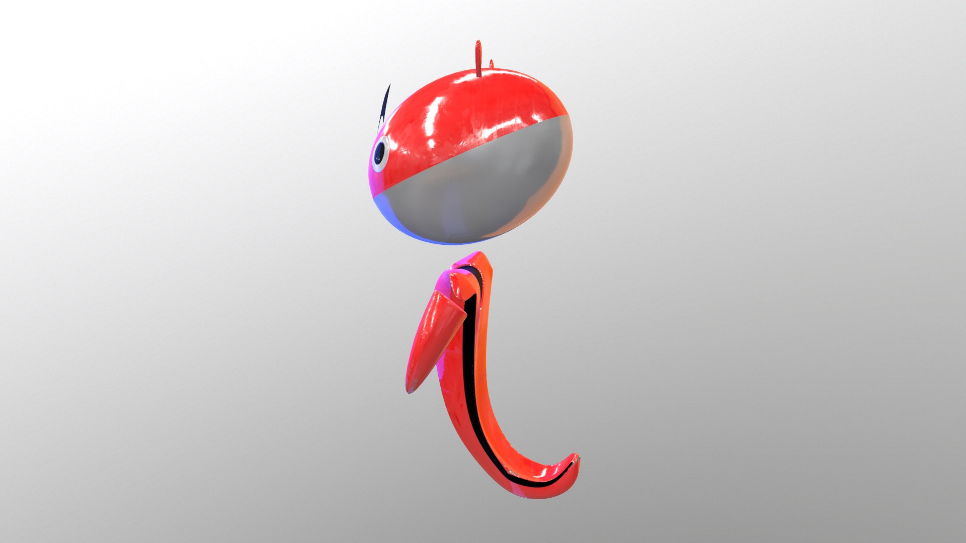 Bot red robot 3D model - TurboSquid 1286606
