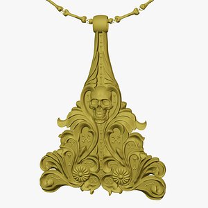 Skull and Bones Pendant