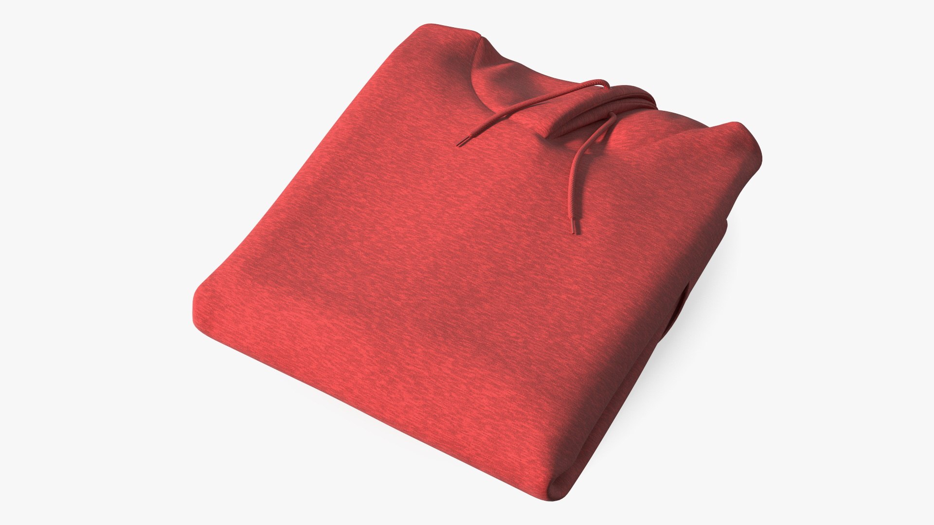 Shelf Display Hoodie Red 3D model preview