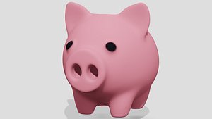 Piggy bank 3D model