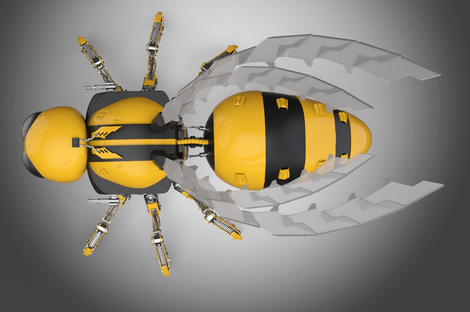 3D robotic bee https://p.turbosquid.com/ts-thumb/Kd/HVsuYE/EnMu9Ixw/bee02/png/1536452895/1920x1080/fit_q87/59e23556eceea3b5a8f5c40ebb2db6ffd631d636/bee02.jpg