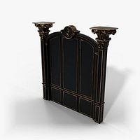 Leonard Baroque Wall with Columns - Panelled Feature Wall