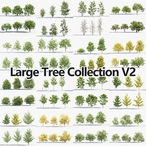 Large Tree Collection V2 3D model